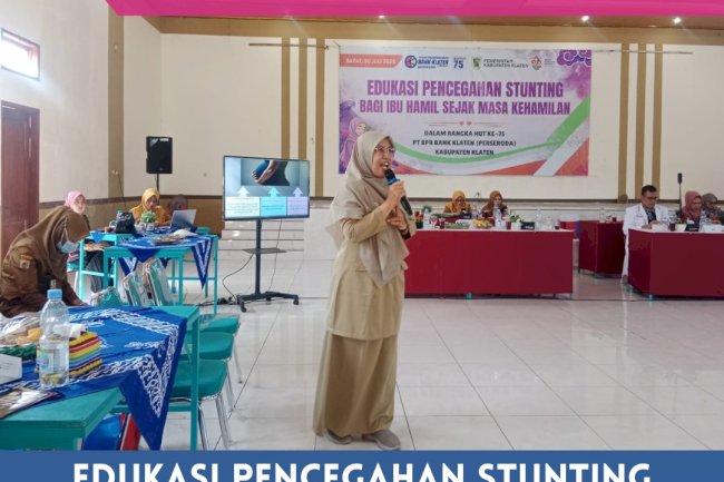 Sinergi Cegah Stunting: Rayakan HUT ke-75, PT BPR Bank Klaten (Perseroda) Gelar Edukasi Ibu Hamil Bersama Puskesmas Bayat
