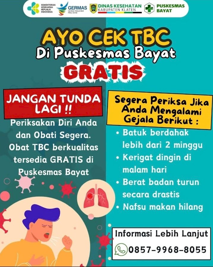GAYATRI: Inovasi Puskesmas Bayat dalam Pemberantasan Tuberkulosis melalui Pemberdayaan Masyarakat
