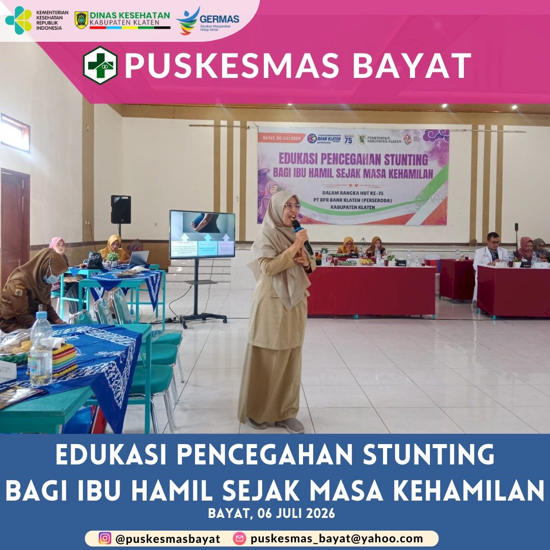 Sinergi Cegah Stunting: Rayakan HUT ke-75, PT BPR Bank Klaten (Perseroda) Gelar Edukasi Ibu Hamil Bersama Puskesmas Bayat
