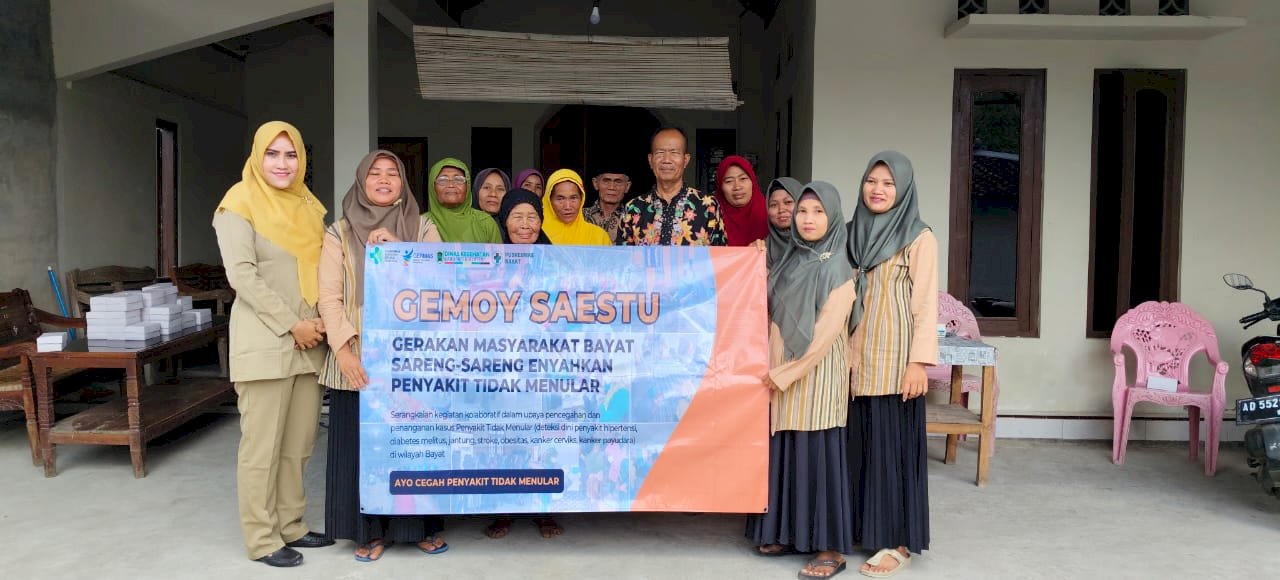 "Gemoy Saestu": Kolaborasi Masyarakat Bayat Enyahkan Penyakit Tidak Menular